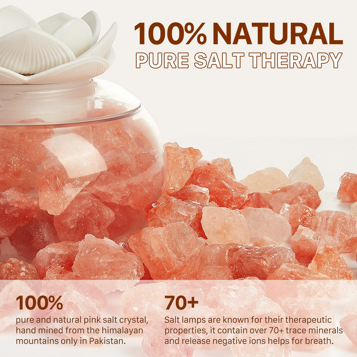 Essential Oil Diffusers Aromatherapy Diffuser: YeeQue Salt Lamp Diffuser for Home Bedroom Office