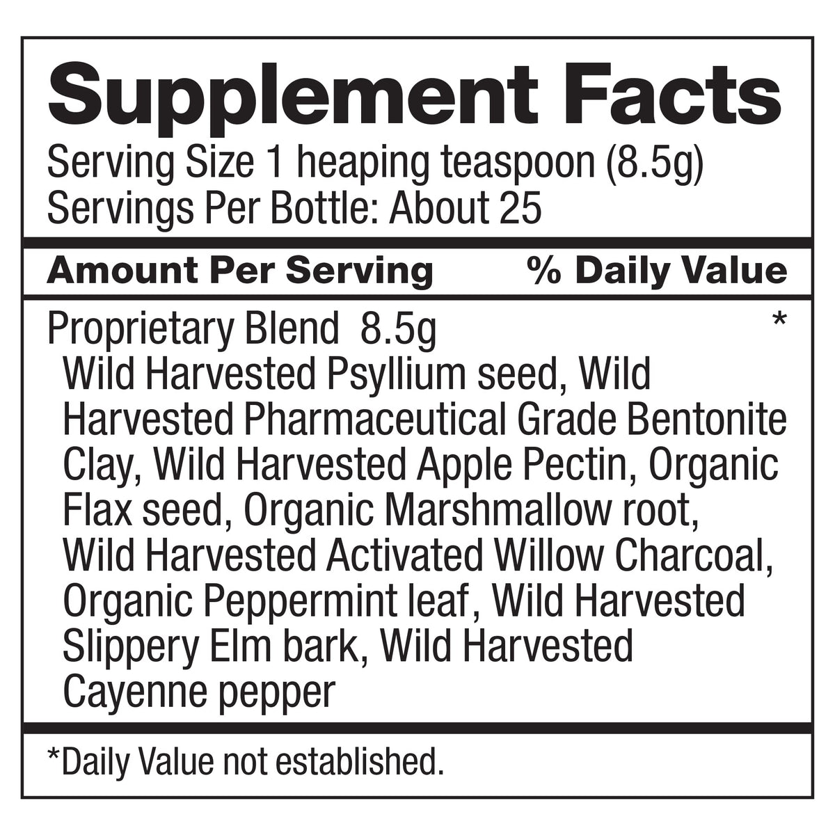 Dr. Schulze's - Intestinal Formula #2 - Herbal Colon Cleanse Formula - 8 Oz. Jar