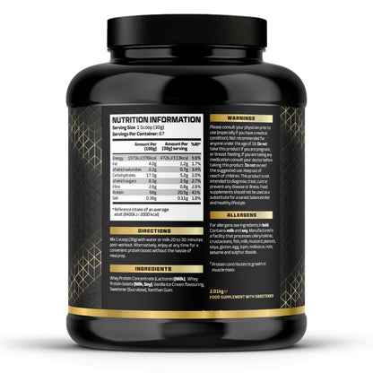 Beast Pharm - WHEY Protein Powder - 2.01kg/67 Servings - Vanilla Ice Cream