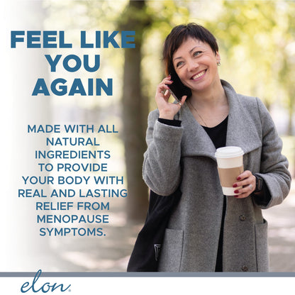 Elon Menopause Supplement for Women Menopause Relief Supplement for Hot Flashes