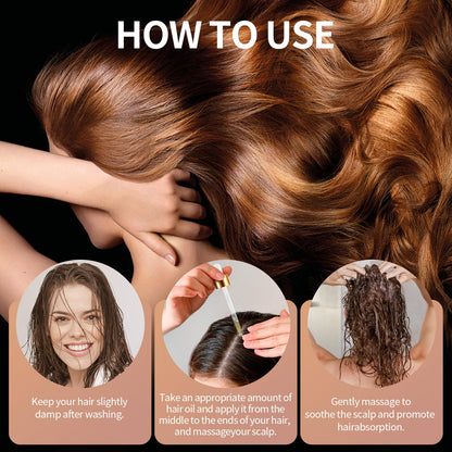 Beauty Hair Oil for Women - Natural Hair Growth Oil, Soothes Scalp & Reduces Dandruff, Strengthens Thin Hair for Voluminous Shine.