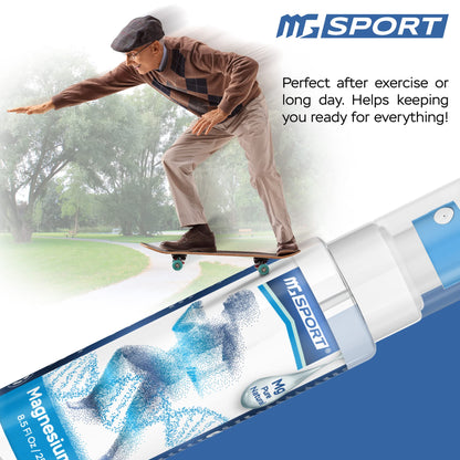 High Absorption Pure Magnesium Oil Spray - 250 ml - 100% Pure Magnesium Chloride