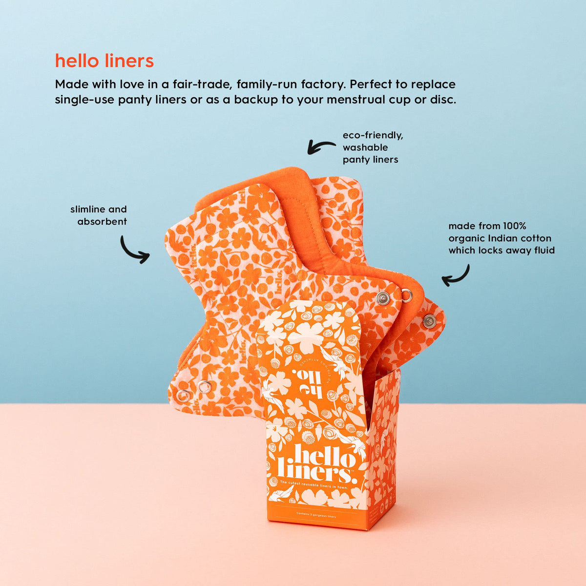 The Hello Starter Pack (Double Box XS/SM + 3-Pack Liners + Spray) 1 ea