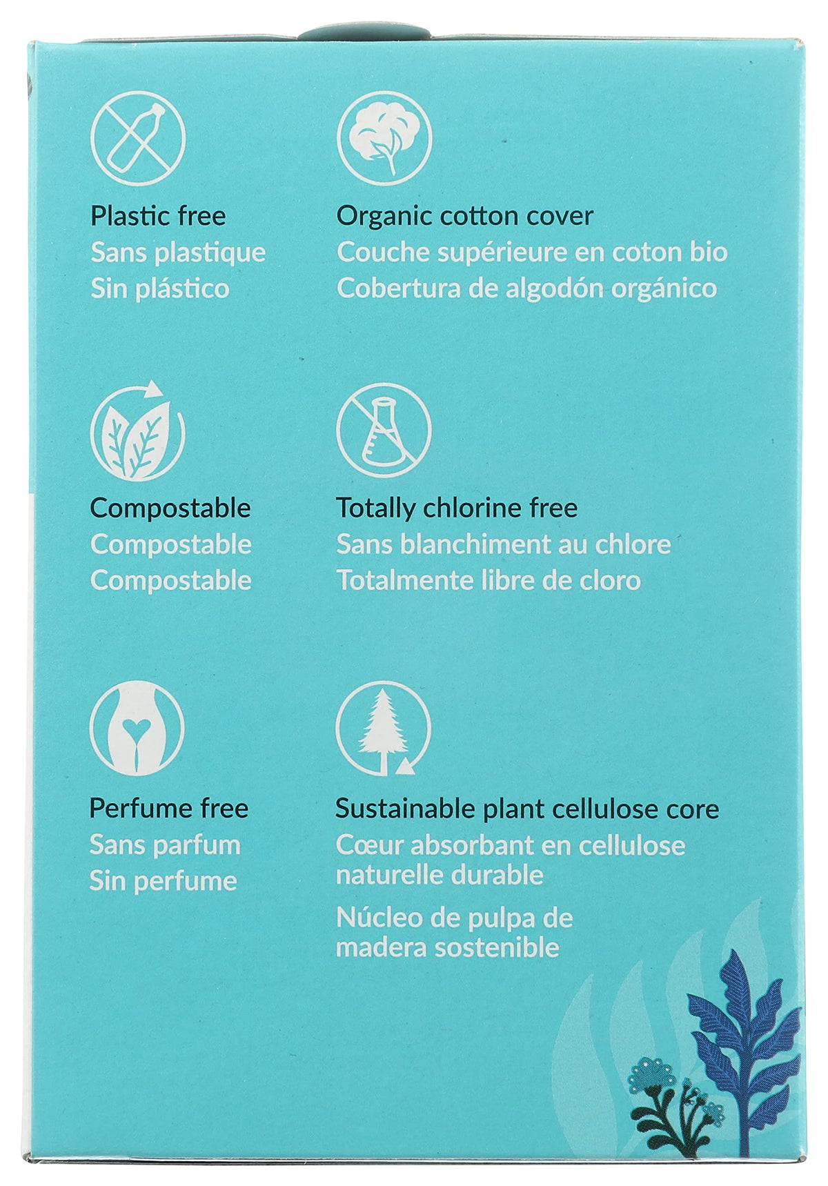Natracare Slim Fitting Ultra Pads with Wings, Long, Made with Certified Organic Cotton