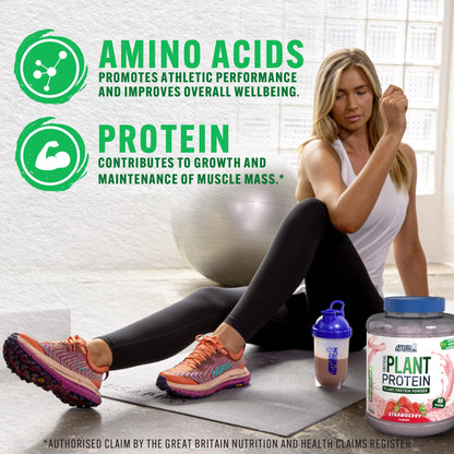 Applied Nutrition Plant Protein Powder - Critical Plant Vegan Protein Shake with SOYA