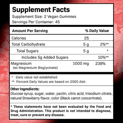 WELLNESS LABSRX Creatine Gummies 5000mg - Magnesium Glycinate Gummies 1000 mg - Bundle