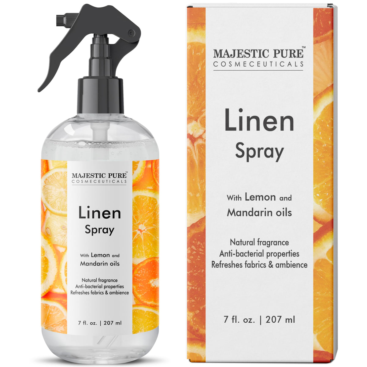 Majestic Pure Linen Spray - All Natural Fragrance - Spray for Pillows, Bedding, Sheets, Clothing