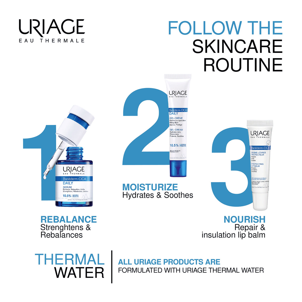 Uriage Bariéderm-cica Daily Serum 1 fl.oz.