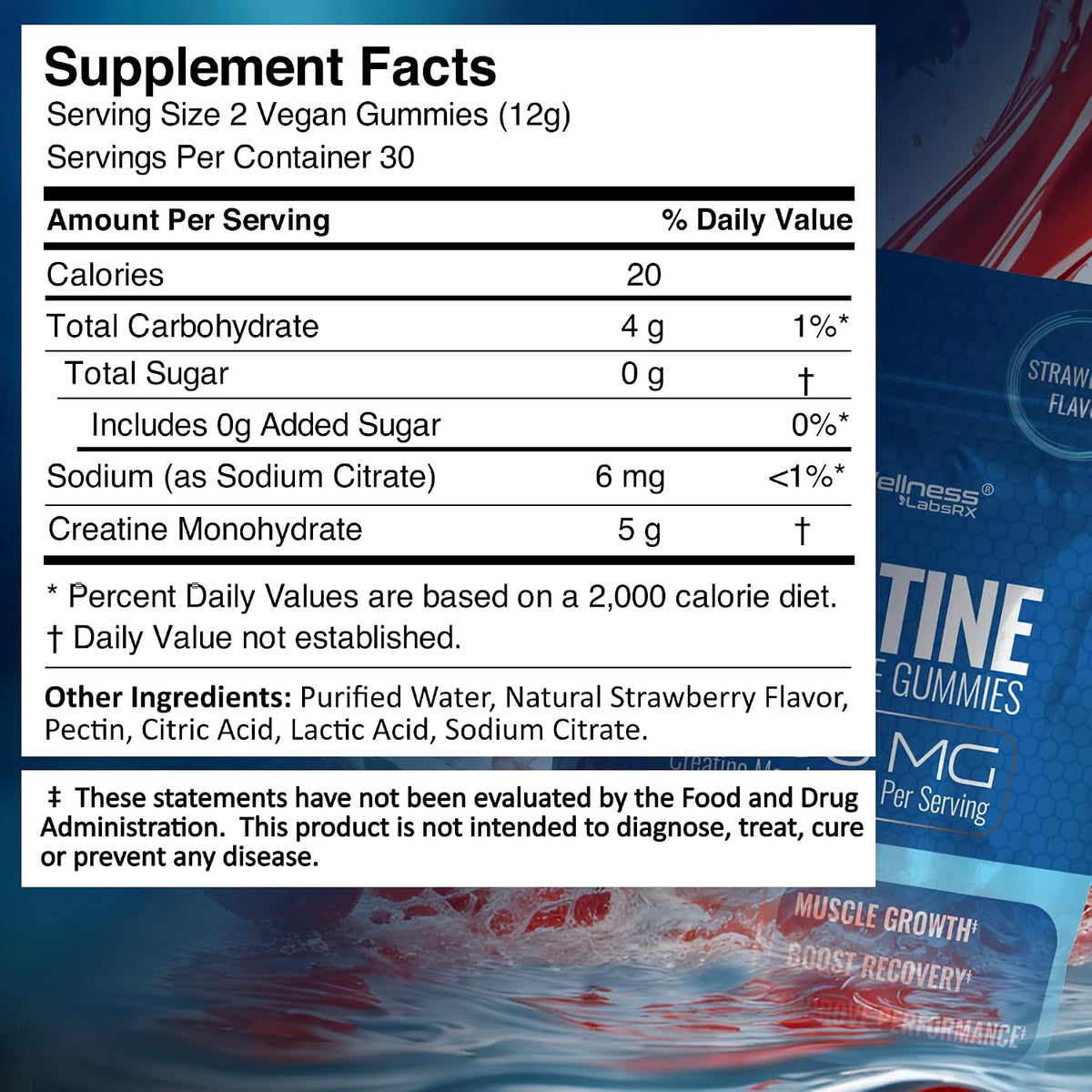 WELLNESS LABSRX NAD Capsules with Creatine Gummies - Bundle