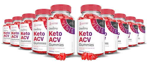 (10 Pack) Destiny Keto ACV Gummies Advanced Formula 1000MG Destiny Keto Gummies