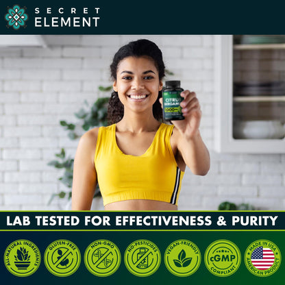 Citrus Bergamot Extract 1000mg - Citrus Bergamot Supplement for Heart, Immune System