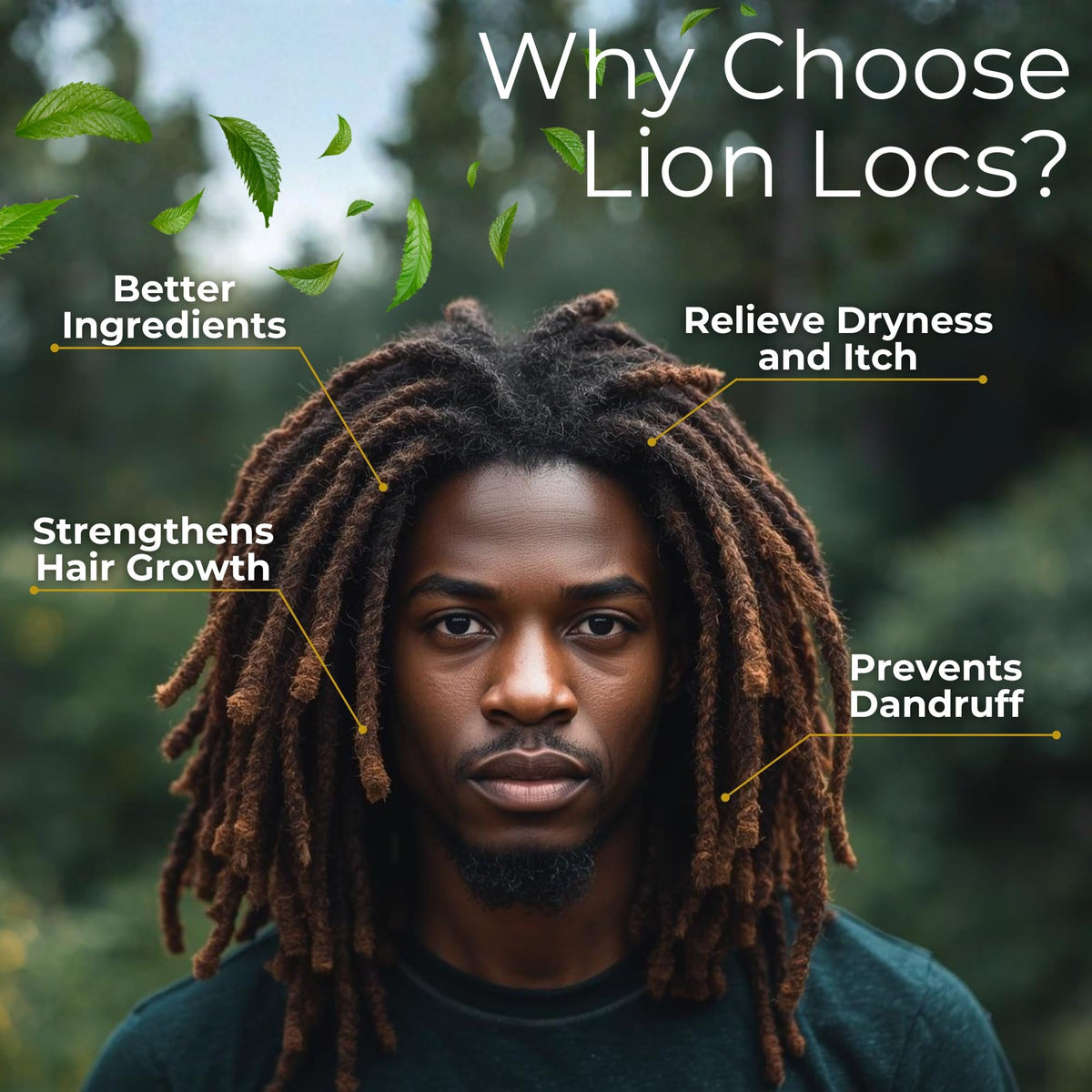 Lion Locs Growth & Scalp Oil for Locs, Braids & Natural Hair - Promotes Healthy Growth, Hydration & Scalp Comfort - Lightweight, Vegan (4oz)
