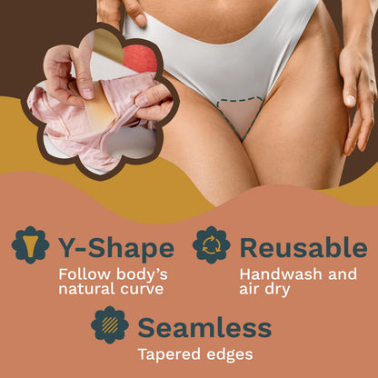 Camel Toe Concealer - Seamless Camel Toe Hider, Anti Camel Toe Cover Silicone Insert, No Camel Toe