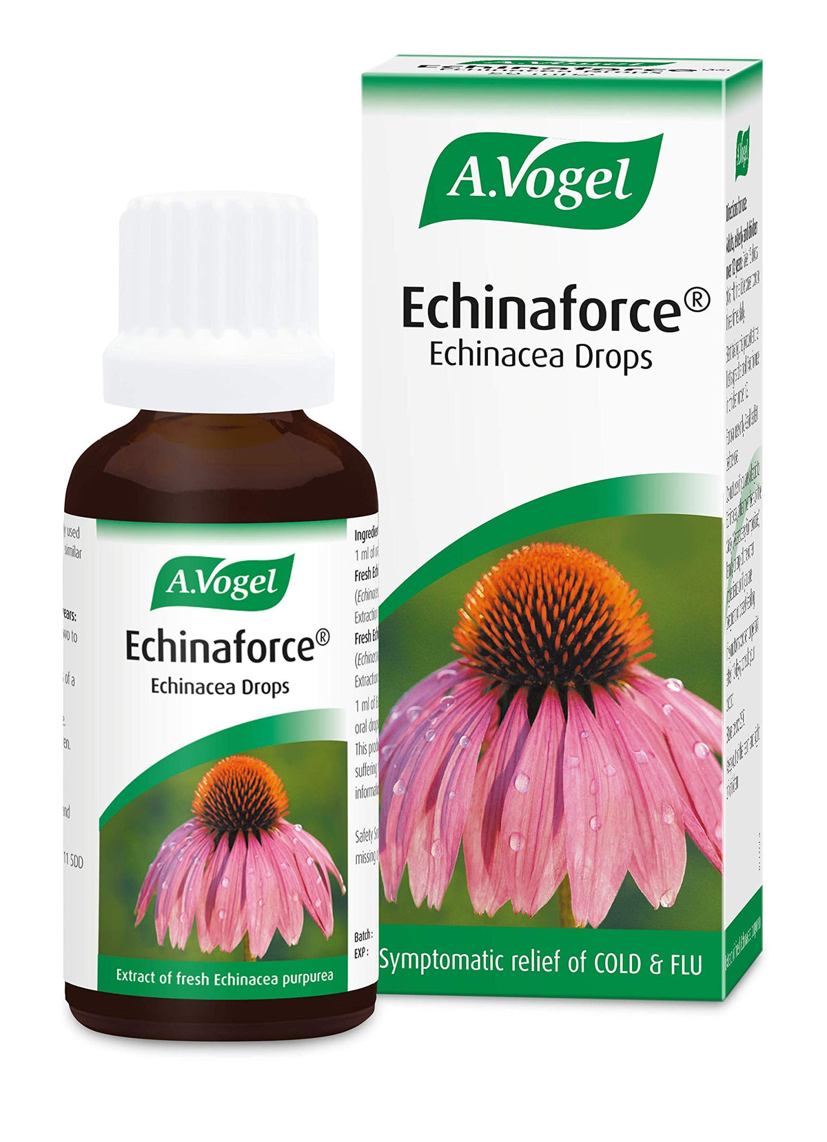 A.Vogel Echinaforce Echinacea Drops - Relieves Cold & Flu Symptoms by Strengthening