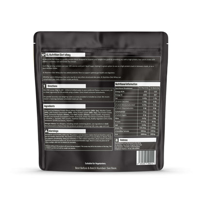 XL Nutrition Xtra Diet Whey Protein - 112 Calories - with Added L Carnitine and Green Tea Extract