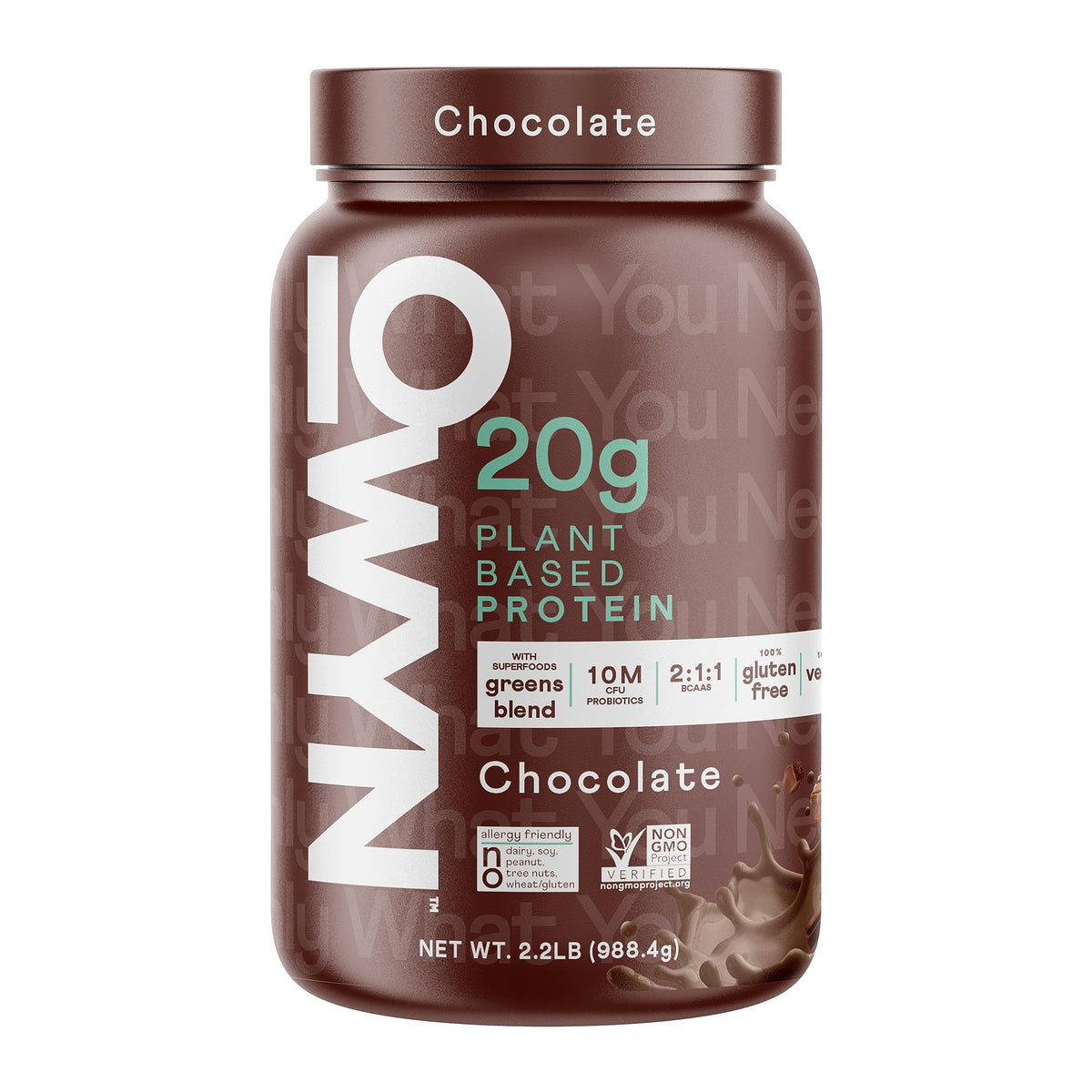 OWYN Only What You Need Vegan Protein Powder, 20g Plant Based Protein, Probiotics