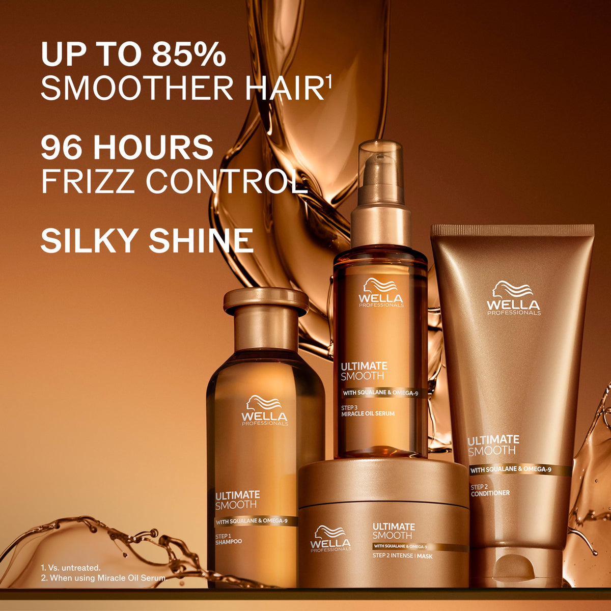 Wella Professionals ULTIMATE SMOOTH - With Squalane & Omega 9 - 1 Fl Oz
