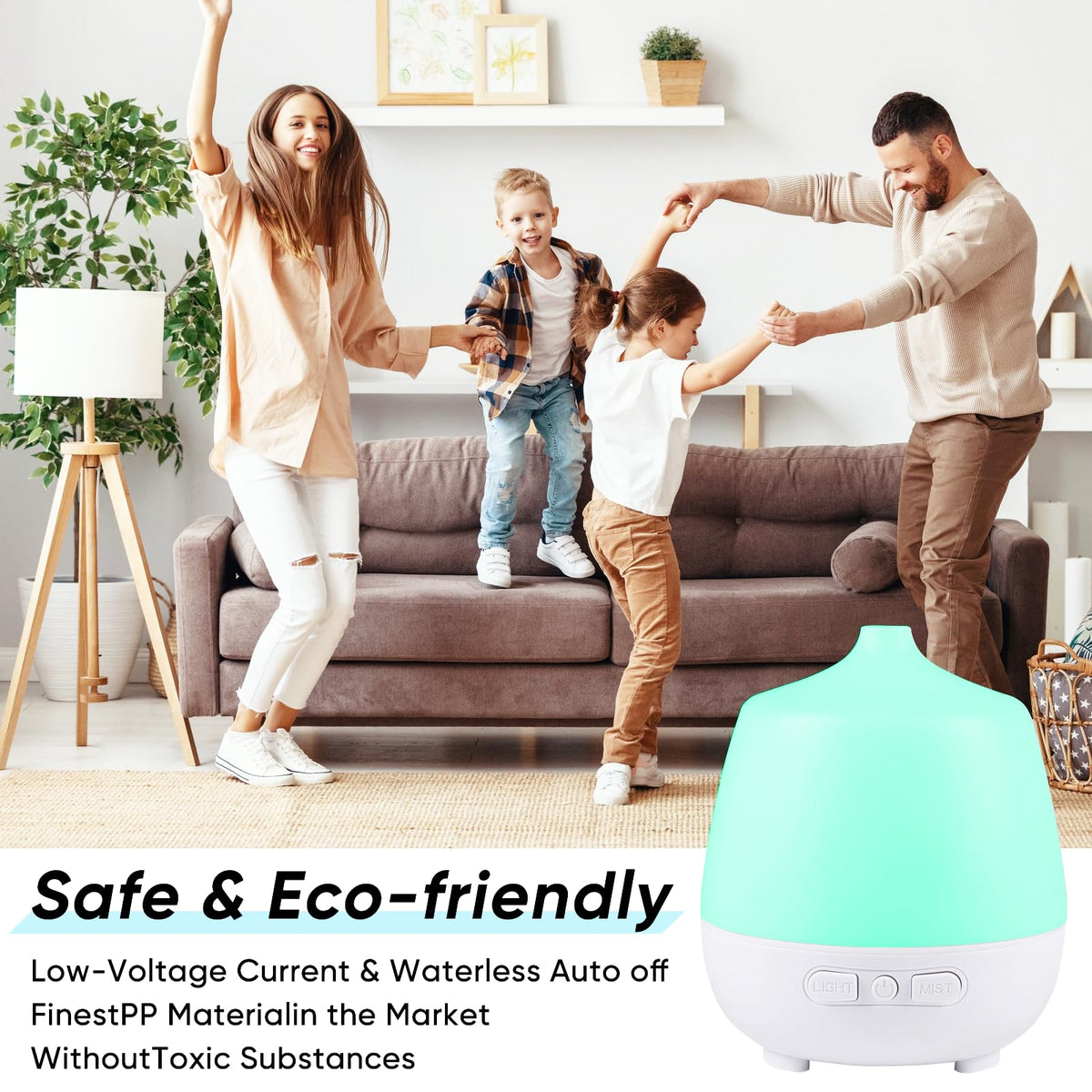 HAPPTWS 220Ml Essential Oil Diffuser - Diffusers for Essential Oils Aromatherapy Diffuser