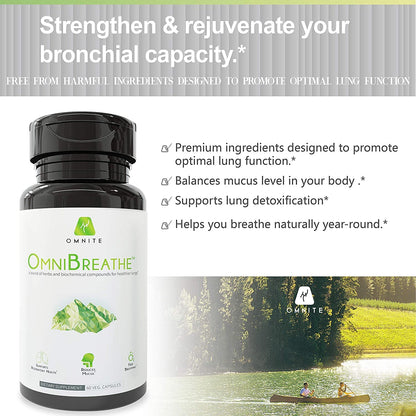OmniBreathe for Lung Cleanse Detox Respiratory Wellness