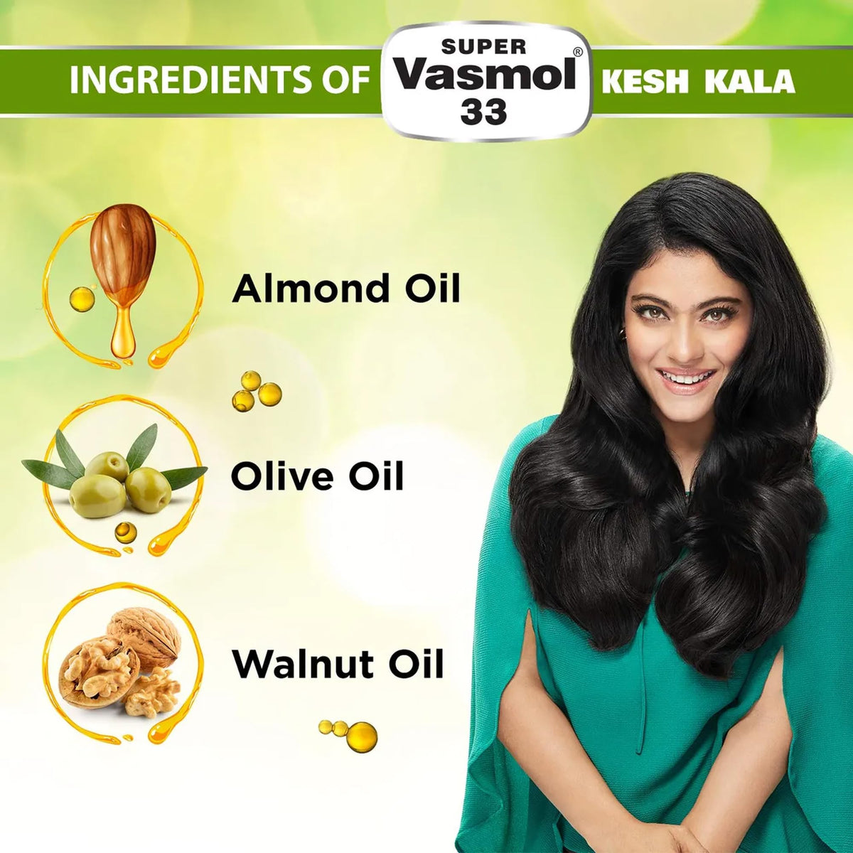Vasmol Super 33 Kesh Kala 100ml