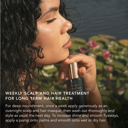 RANAVAT BOTANICS RANAVAT Mighty Majesty - Fortifying Hair Serum - Hair Oil Serum for Scalp Hydration, Frizz Control, & Hair Shine - With Jasmine and Amla Extract (1.7 oz)