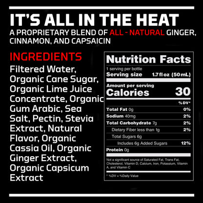 HOTSHOT Sports Shot Muscle Cramp Relief, All Natural Liquid Sports Drink, Scientifically