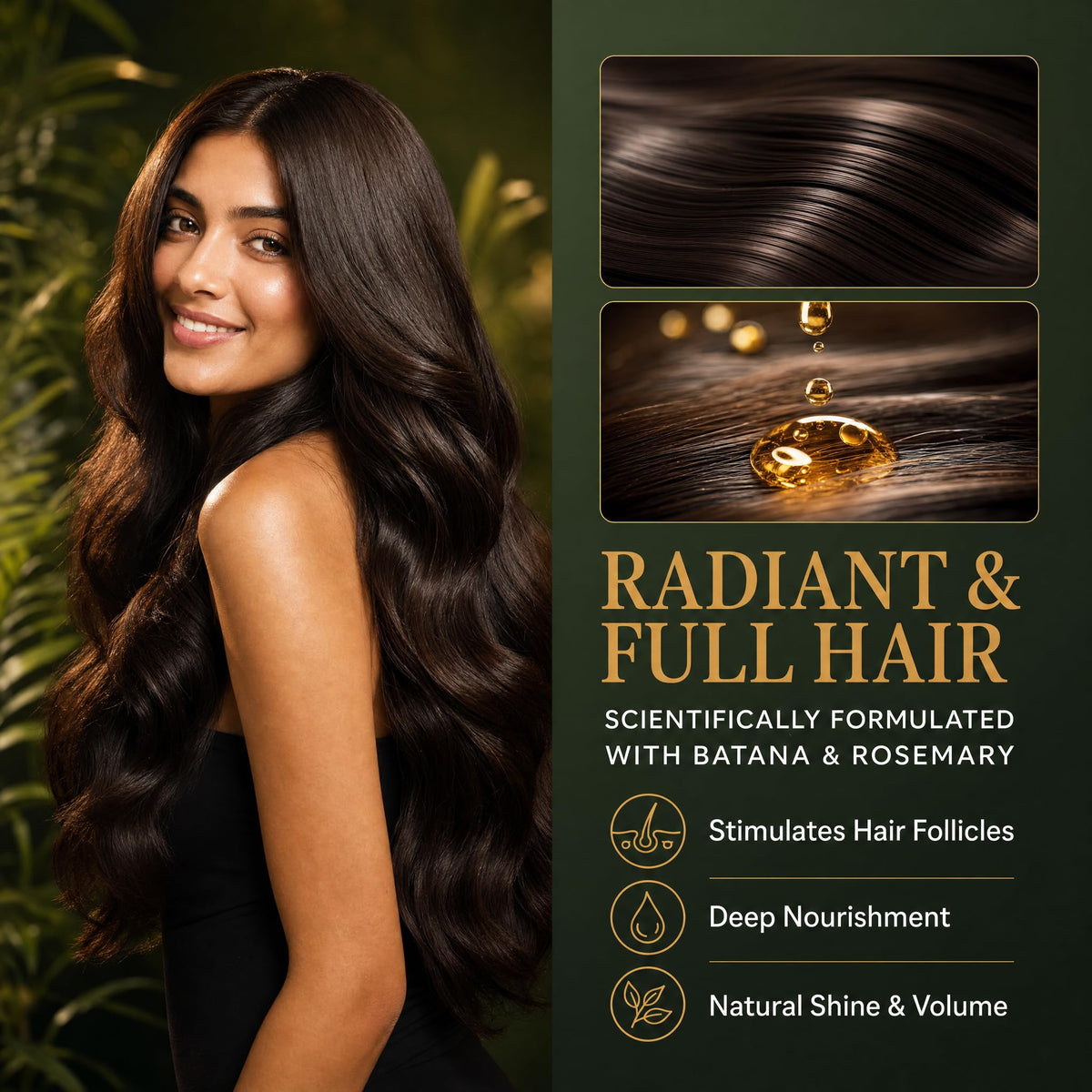AUVYN Batana Oil for Hair Growth, Premium Scalp Treatment with Rosemary & Biotin, Hair Serum for Thicker, Stronger & Shinier Hair, Men & Women, 4 Fl Oz