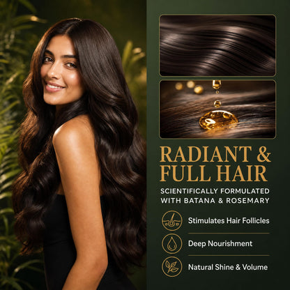 AUVYN Batana Oil for Hair Growth, Premium Scalp Treatment with Rosemary & Biotin, Hair Serum for Thicker, Stronger & Shinier Hair, Men & Women, 4 Fl Oz