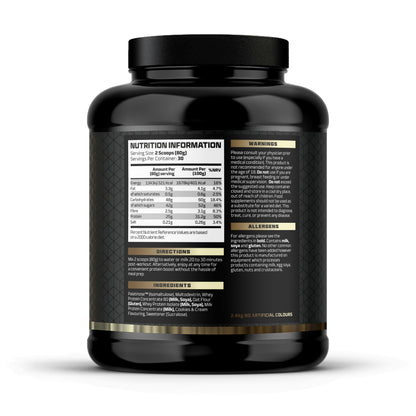 Beast Pharm - Recover Whey Protein Powder - 2.4kg/30 Servings - Cookies & Cream