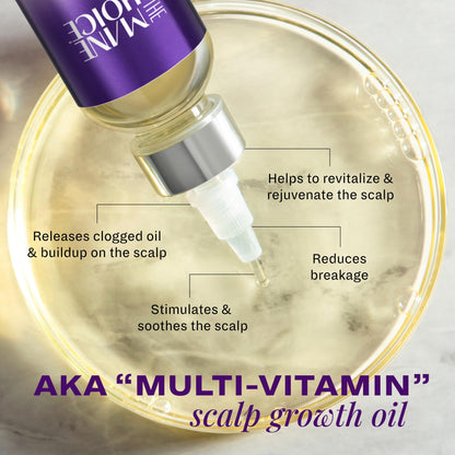 The Mane Choice Alpha Multi-Vitamin Scalp Hair Growth Oil, 4 Fl Oz, Nourishing Scalp Oil with Biotin, Vitamin C,Rosemary, Rice Extract,Jojoba,Tea Tree & Castor_Oil,Lightweight & Non-Greasy (Pack of 6)