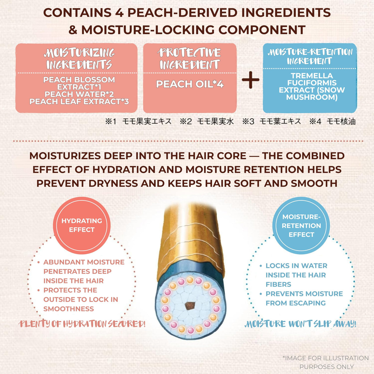 momori Hair Oil Serum - Smooth & Shiny Finish/1.86 fl oz