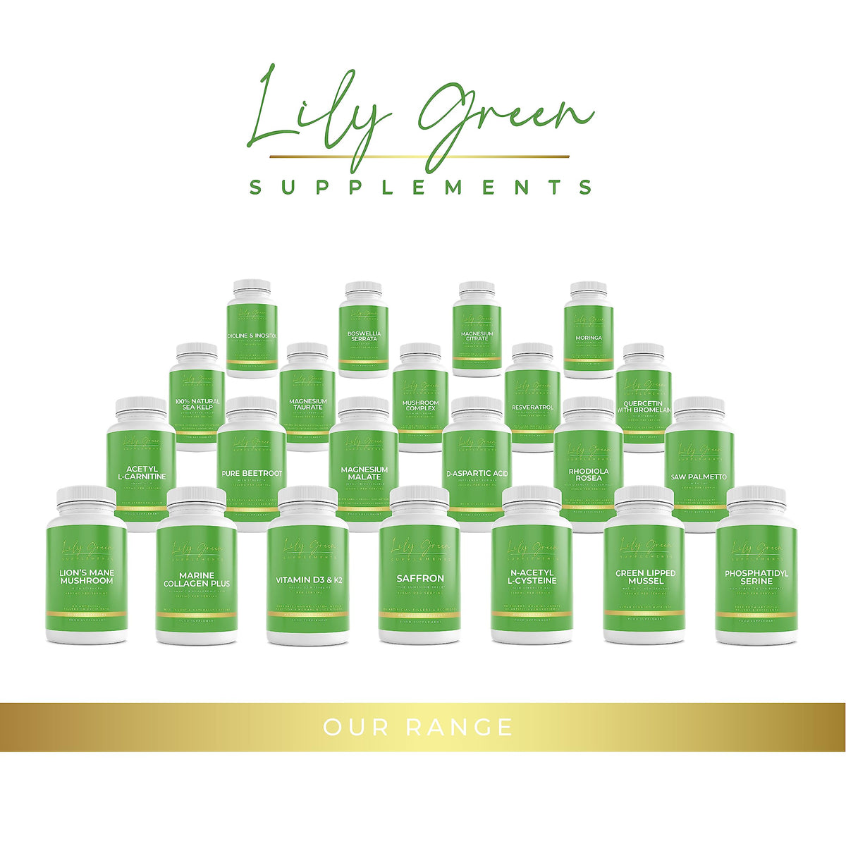Lily Green - Marine Collagen with Hyaluronic Acid & Vitamin C - 1650mg per Serving