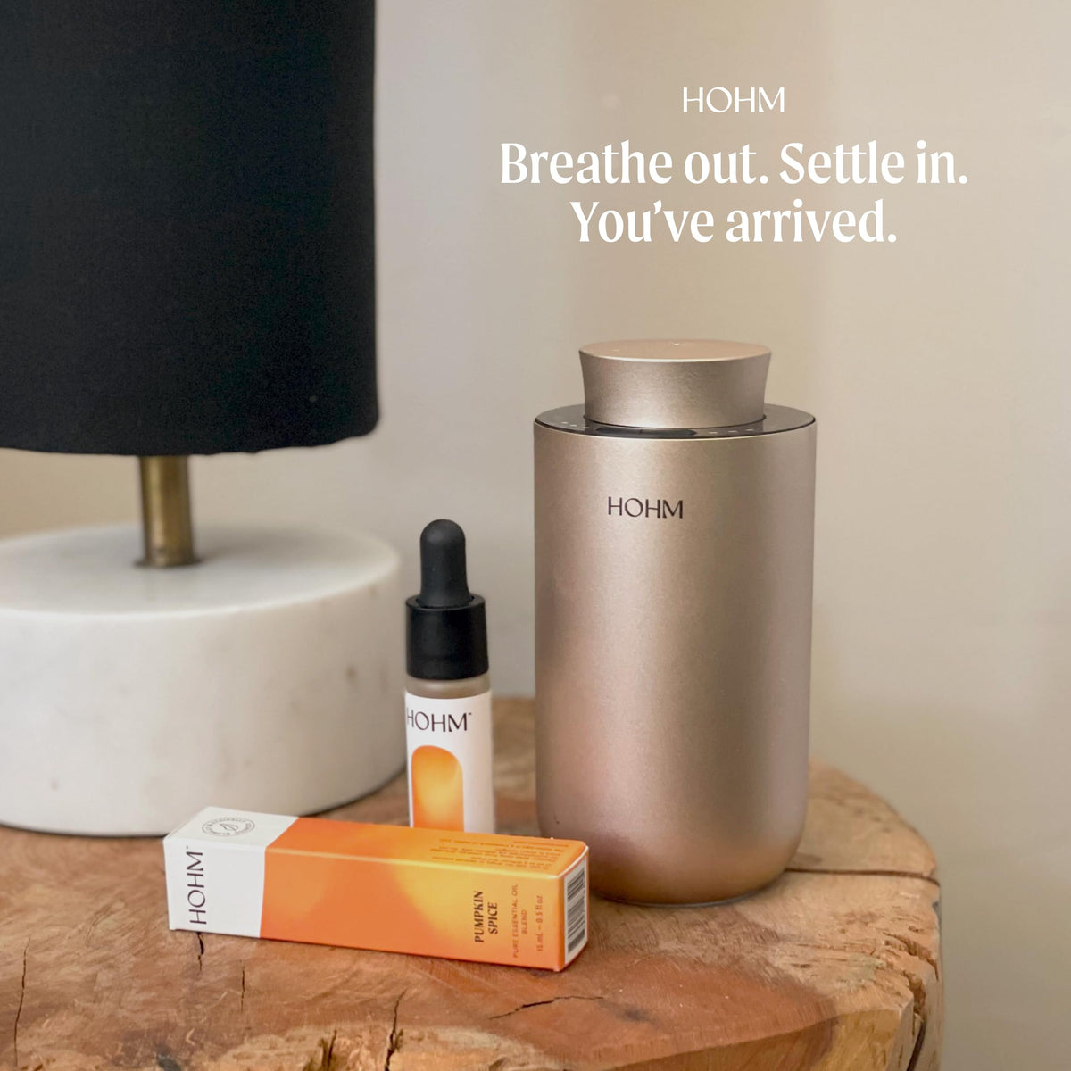 Hohm Pumpkin Spice Essential Oil Blend - Natural, Pure Essential Oil for Your Home Diffuser