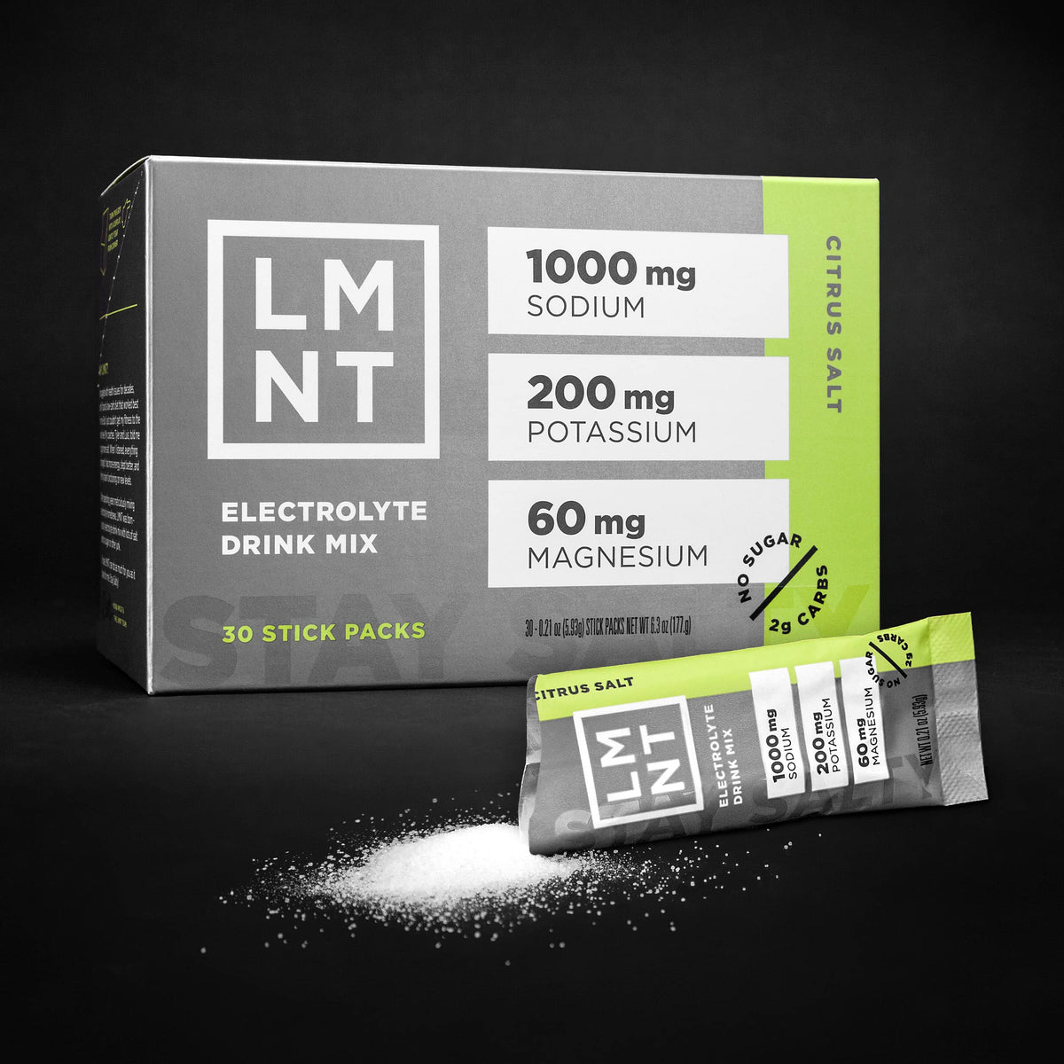 LMNT Zero-Sugar Electrolytes - Citrus Salt - Hydration Powder Packets - No Dodgy Ingredie