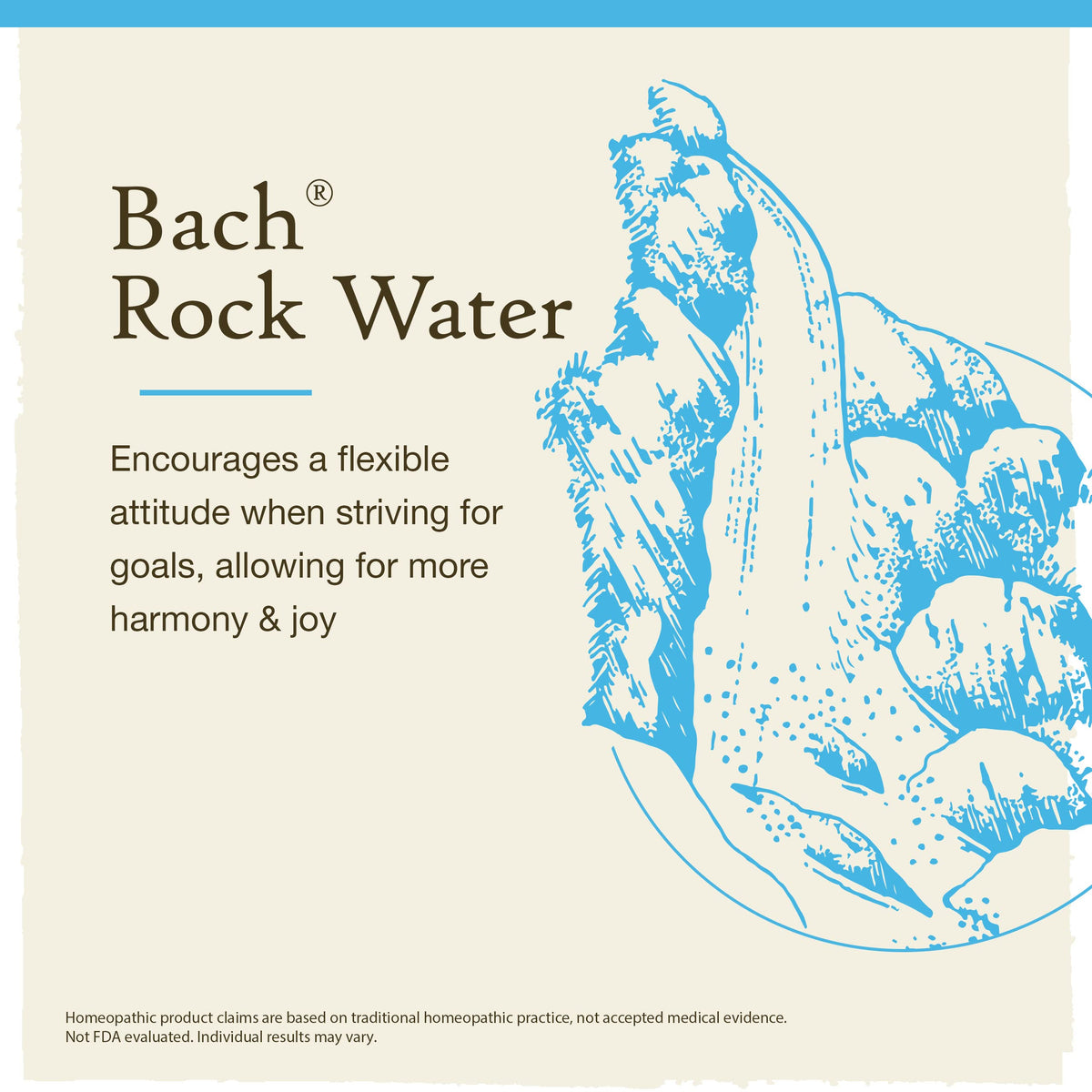 Bach Original Flower Remedies, Rock Water for Flexibility, Natural Homeopathic Flower Essence