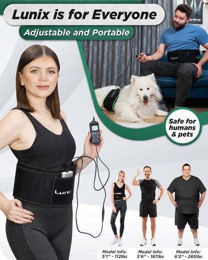 Lunix LX16 Red Light Therapy Belt, Near Infrared Light and Red Light Therapy to Improve Circulation