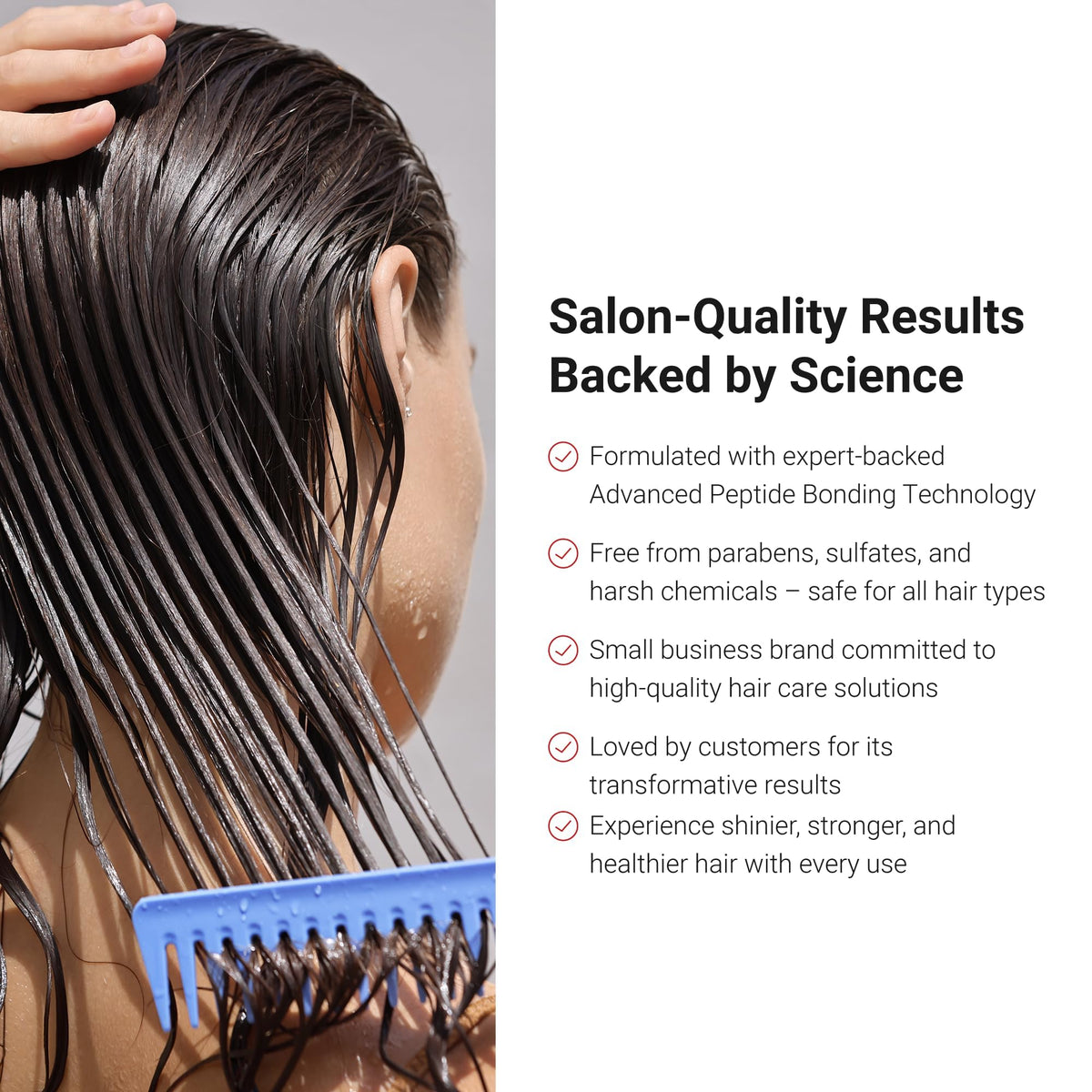 LifeCell Repairing Hair Mask - Restorative Bonding Treatment with Bioactive Peptides, Keratin, Plant Collagen, Shea Butter & Coconut Oil - Deep Nourishment & Strength for All Hair Types
