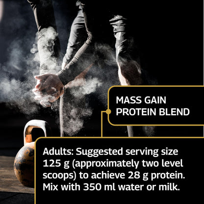 Healthspan Elite All Blacks Mass Gain Protein Blend (1500g) - Chocolate - 28g of Protein