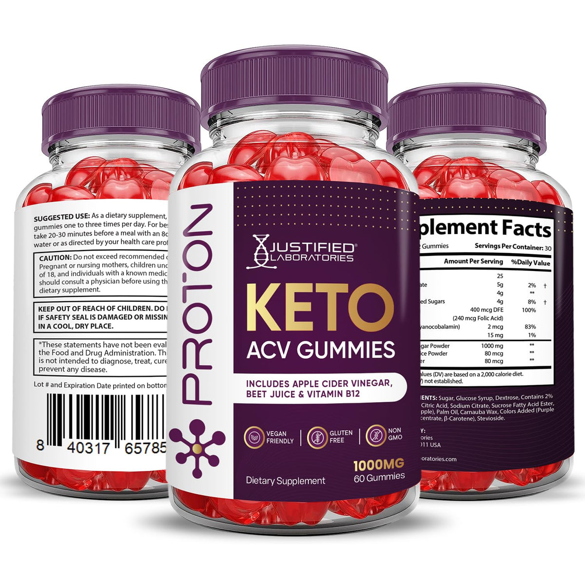 Proton Protein Keto ACV Gummies Advanced Formula 1000MG Proton Keto Gummies