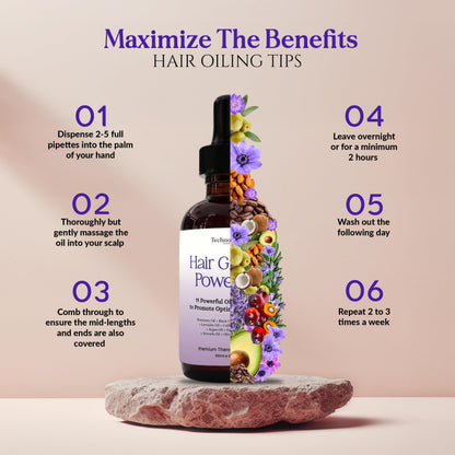 Rosemary Oil With Black Castor, Batana, Lavender, Coffee, Coconut, Argan, Avocado, Olive, Almond & Parsley Seed Oil, 11 Oils Infused for Ultimate Hair Growth & Care for Stronger, Thicker Hair