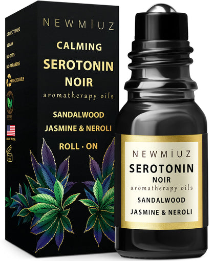 Calm Roll on Essential Oil Stress Relief Sandalwood Jasmine Destress Relaxation Calming Rolle