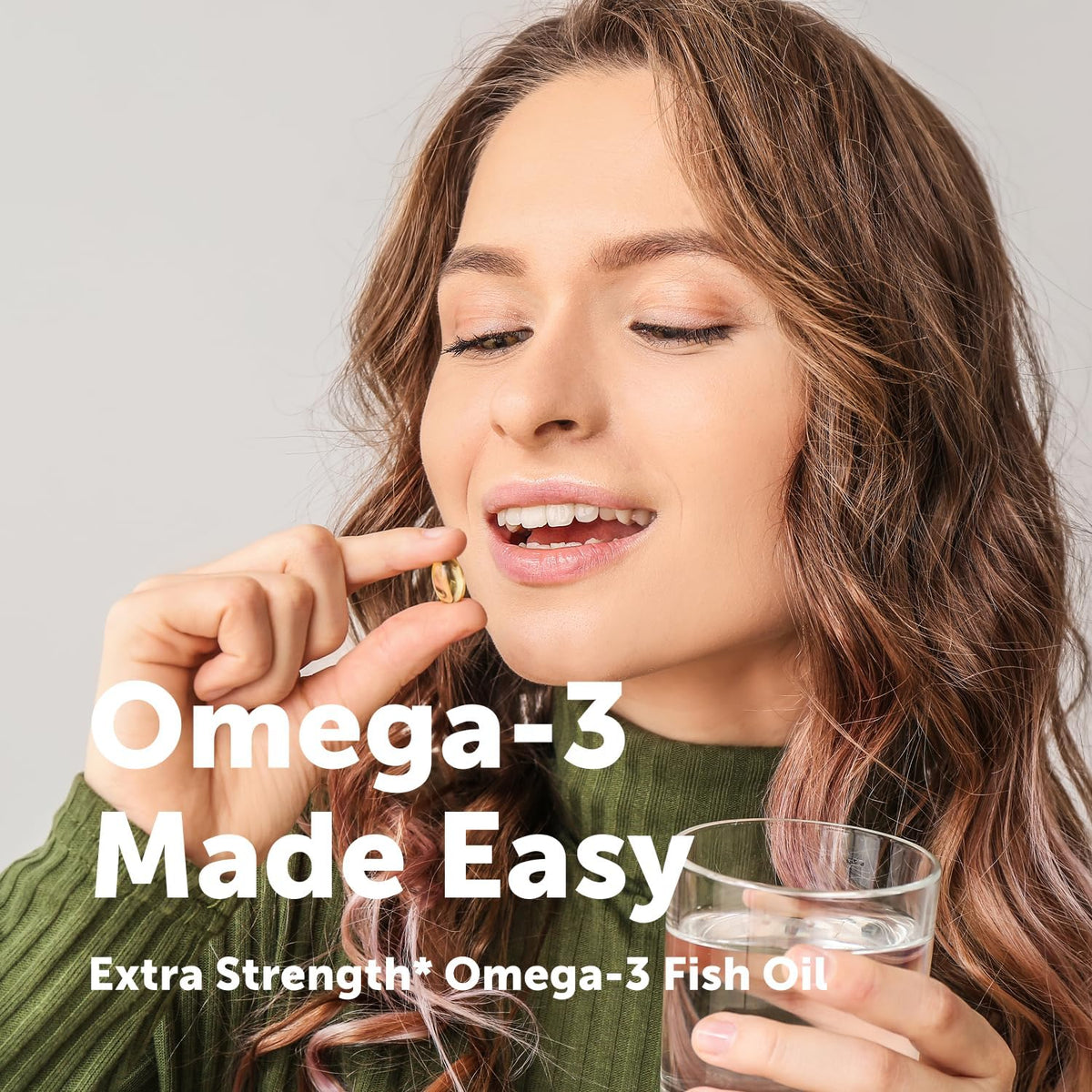 Micro Ingredients Extra Strength* Omega-3 Fish Oil Supplements 1,000mg Per Serving, 300 Softgels - Lemon Flavored - Burpless - EPA 180mg + DHA 120mg - Deep Sea Fish