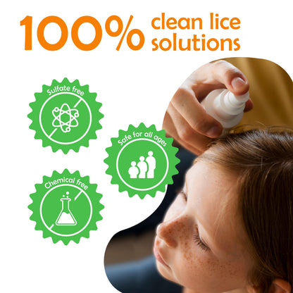 Nit Free 100% Dimethicone Oil for Lice - Safe for Kids & Adults - 32oz