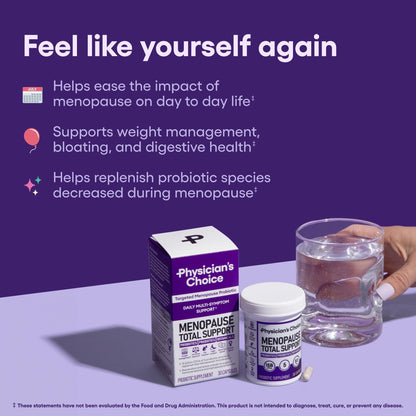 Physician's CHOICE Menopause Support + Digestive Health Support Bundle - 60ct