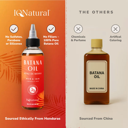 Organic Raw Batana Oil for Hair Growth Oil Women & Men, Pure Natural Batana from Honduras 4oz, Healthy, Thicker, Stronger, Hair Moisturizer for Black Women, Aceite de Batana Para la Caida del Cabello