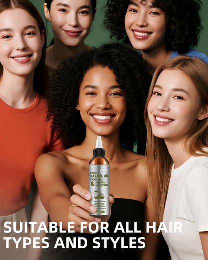Ktintar 100% Natural Raw Batana Oil for Hair Growth, Dr Sebi Hair Growth Oil From Honduras, Thicker & Stronger Hair - 4.23 Fl Oz