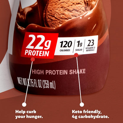 Premier Protein Shake MINIs, Chocolate, 22g Protein, 120 Calories, 1g Sugar, 8.75fl oz