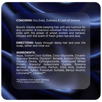 Pureance Hydralift - Volumizing Shampoo for Thinning Hair for Women & Men - Clean Hair Thickening & Volume Shampoo - Sulfate-Free with Wheat Protein, Betaine, Glycerin, Aloe & No Parabens - 9.81 Fl Oz
