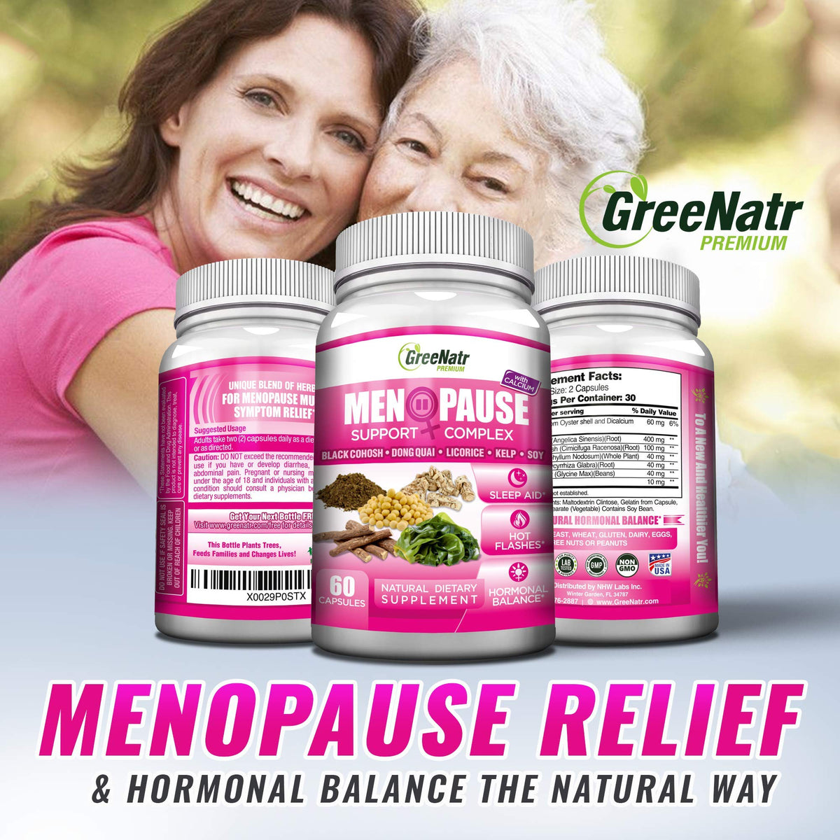 GreeNatr Energy Boost Plus Menopause Support Bundle
