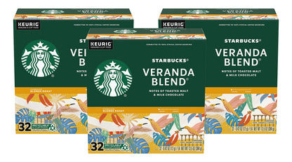 Starbucks Veranda Blend Coffee K-Cups,4/24 Pack-96 K-Cups